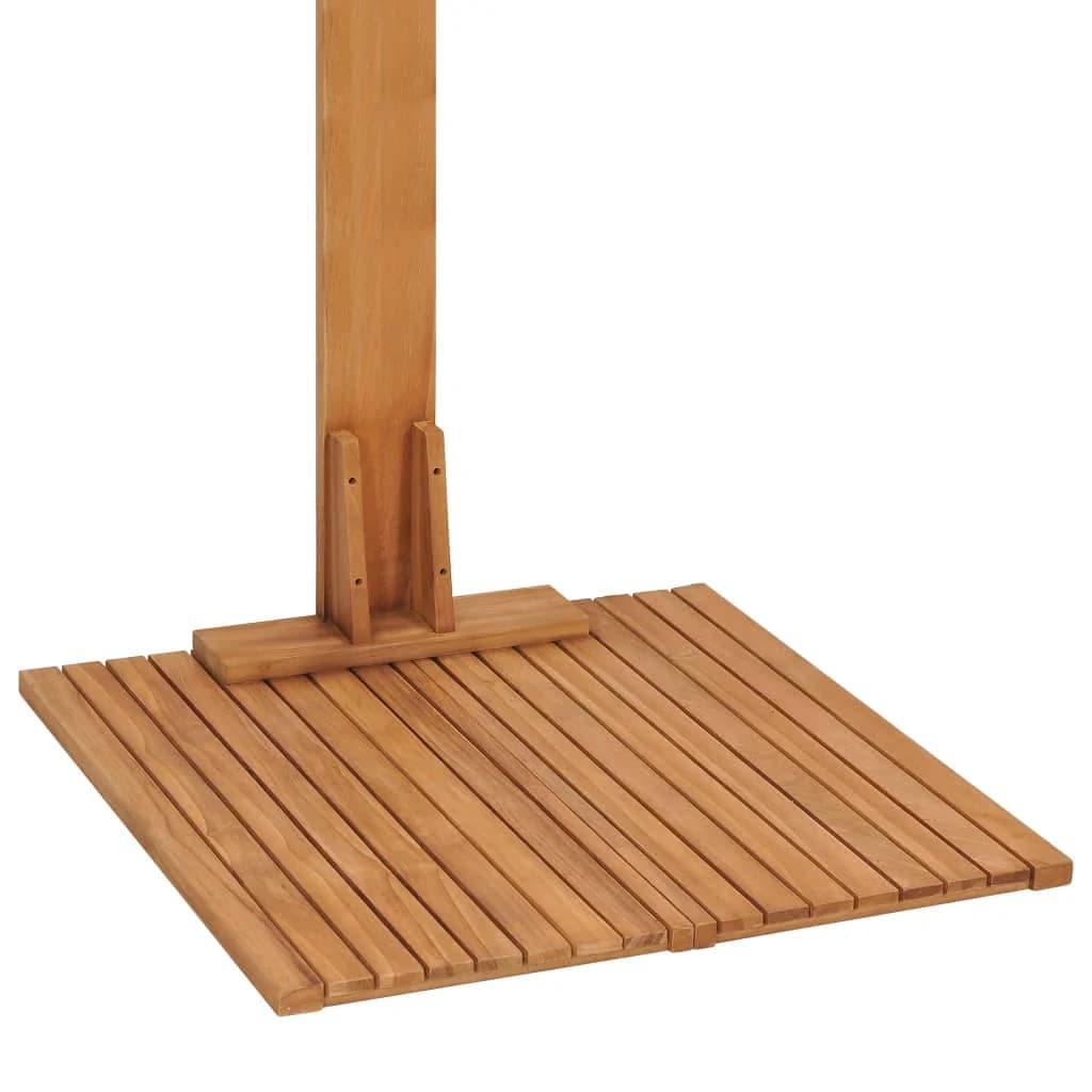 Vrtni tuš 75x75x210 cm trdna tikovina - slika 9