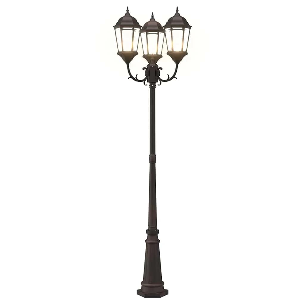 Vrtnarska svetilka Bronasta 61 x 53 x 235 cm Aluminij in steklo - slika 8