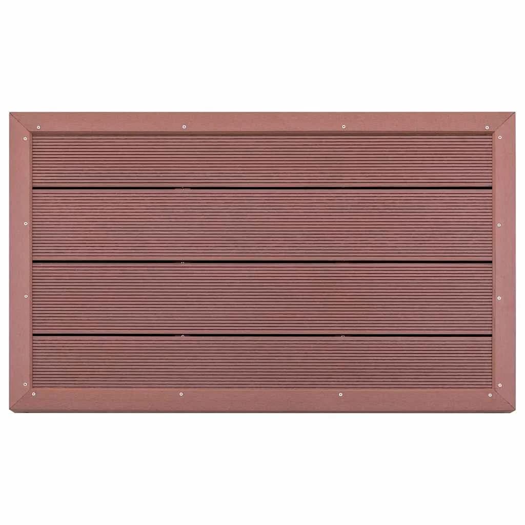 Talni element za solarni tuš rjav 101x63x5,5 cm WPC - slika 3