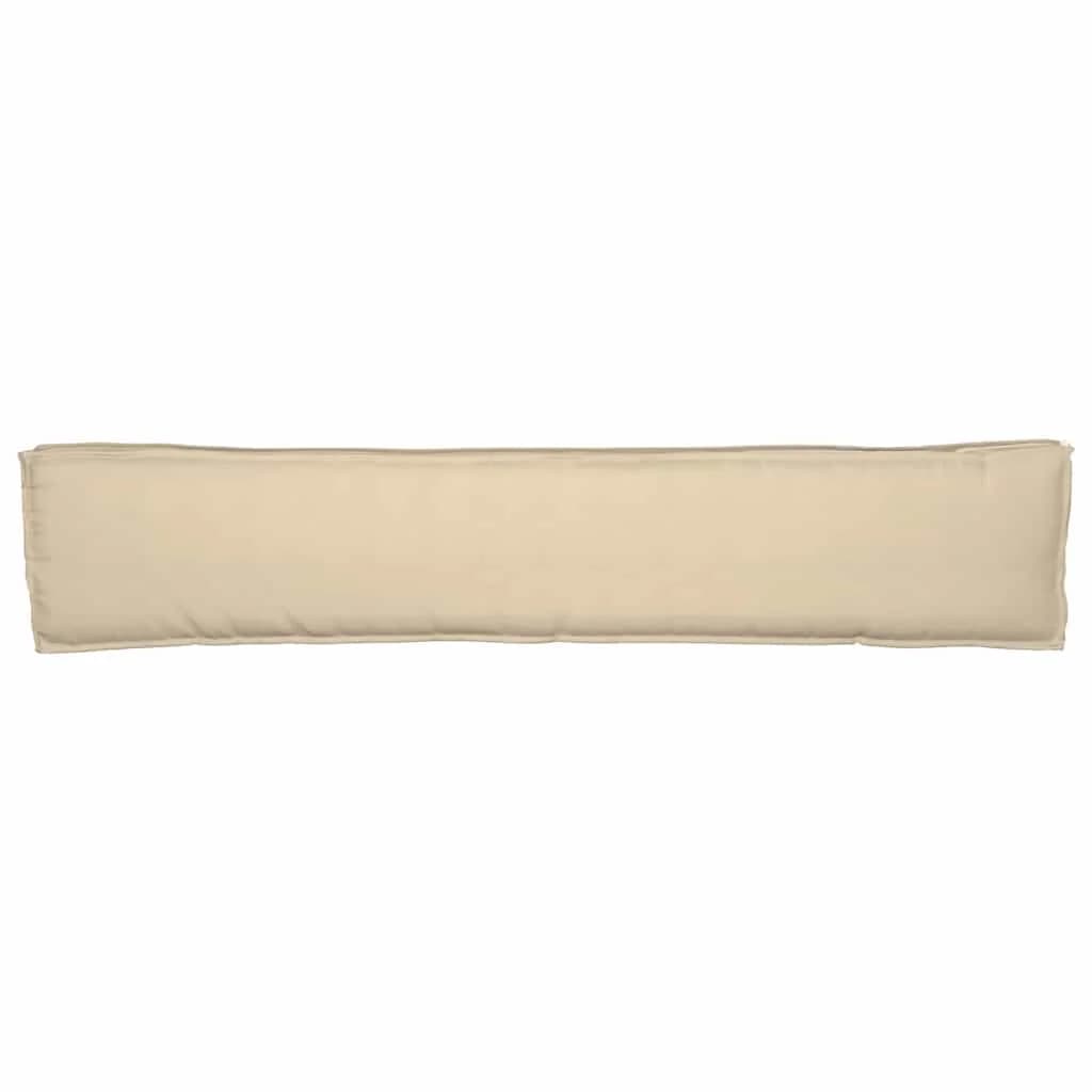 Blazina za palete Bež 200 x 40 x 8 cm Oxford blago - slika 8