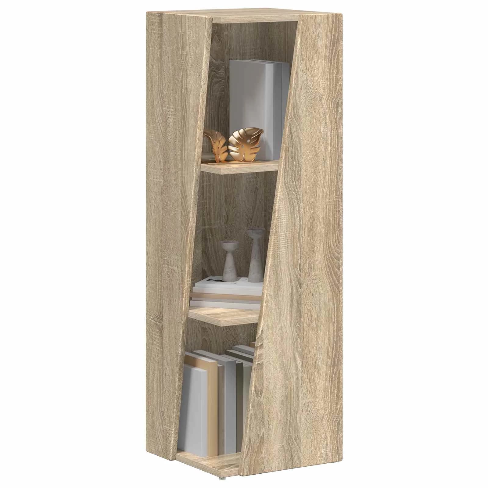 Stranski polic 33 x 32 x 100,5 cm Inženirski les Sonoma hrast - slika 3