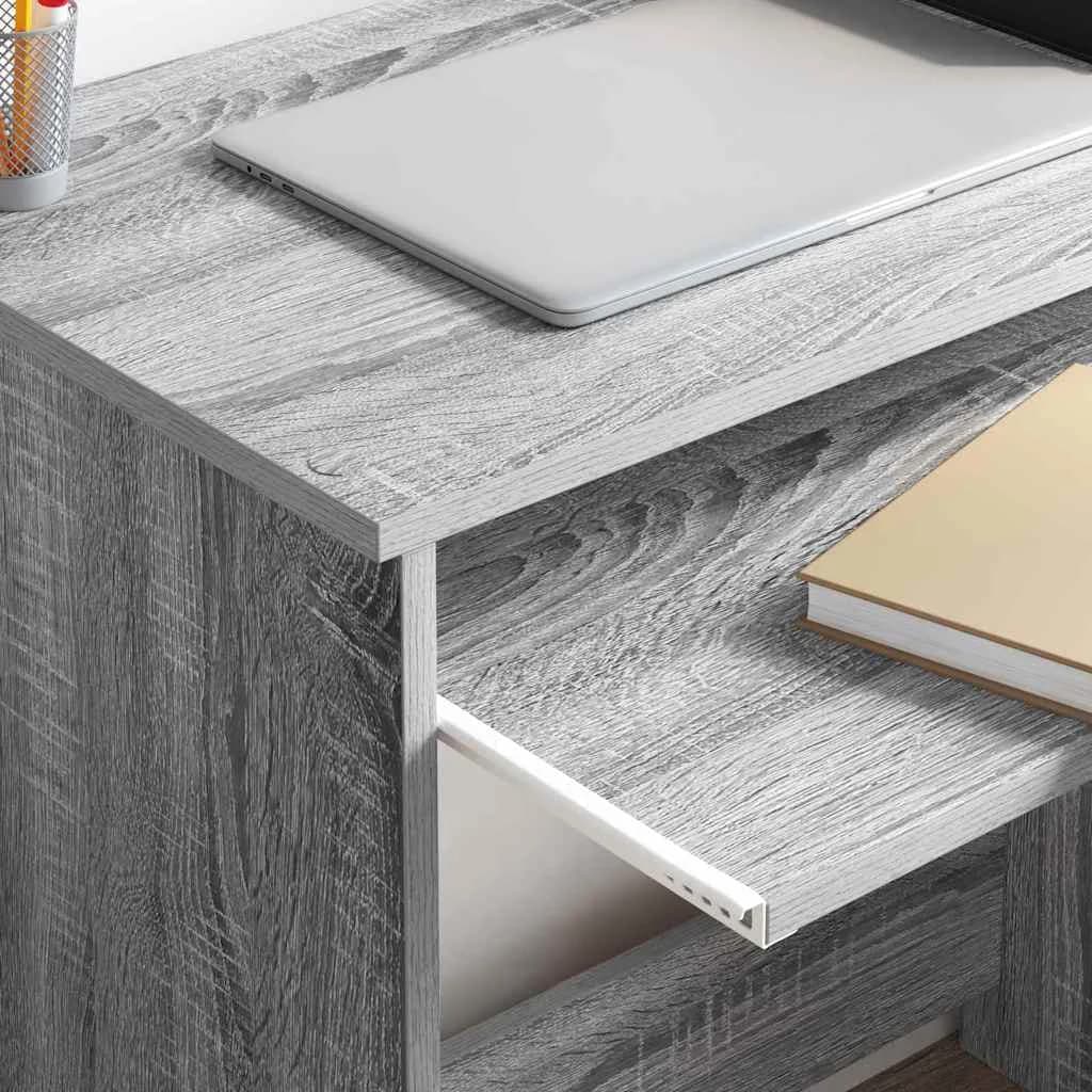 Miza Siva Sonoma Inženirski les 120,5 x 44 x 88,5 cm - slika 4
