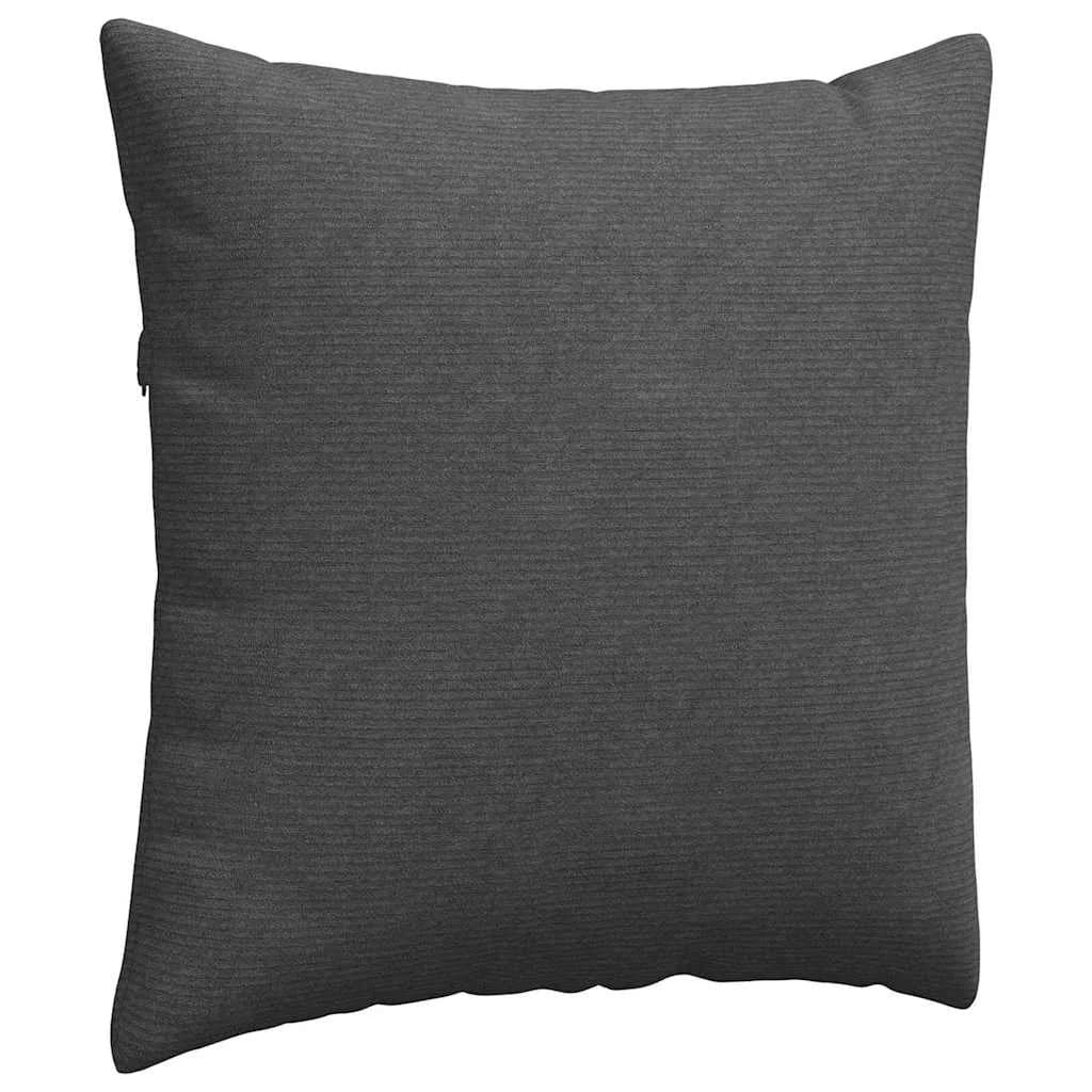 Blazine za kavč 2 pcs Temno siva 80 x 80 cm Žametna tkanina - slika 5
