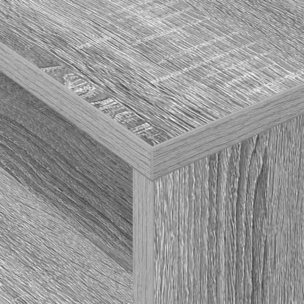 Stranska miza Siva Sonoma 40,5 x 40 x 45 cm Inženirski les - slika 8