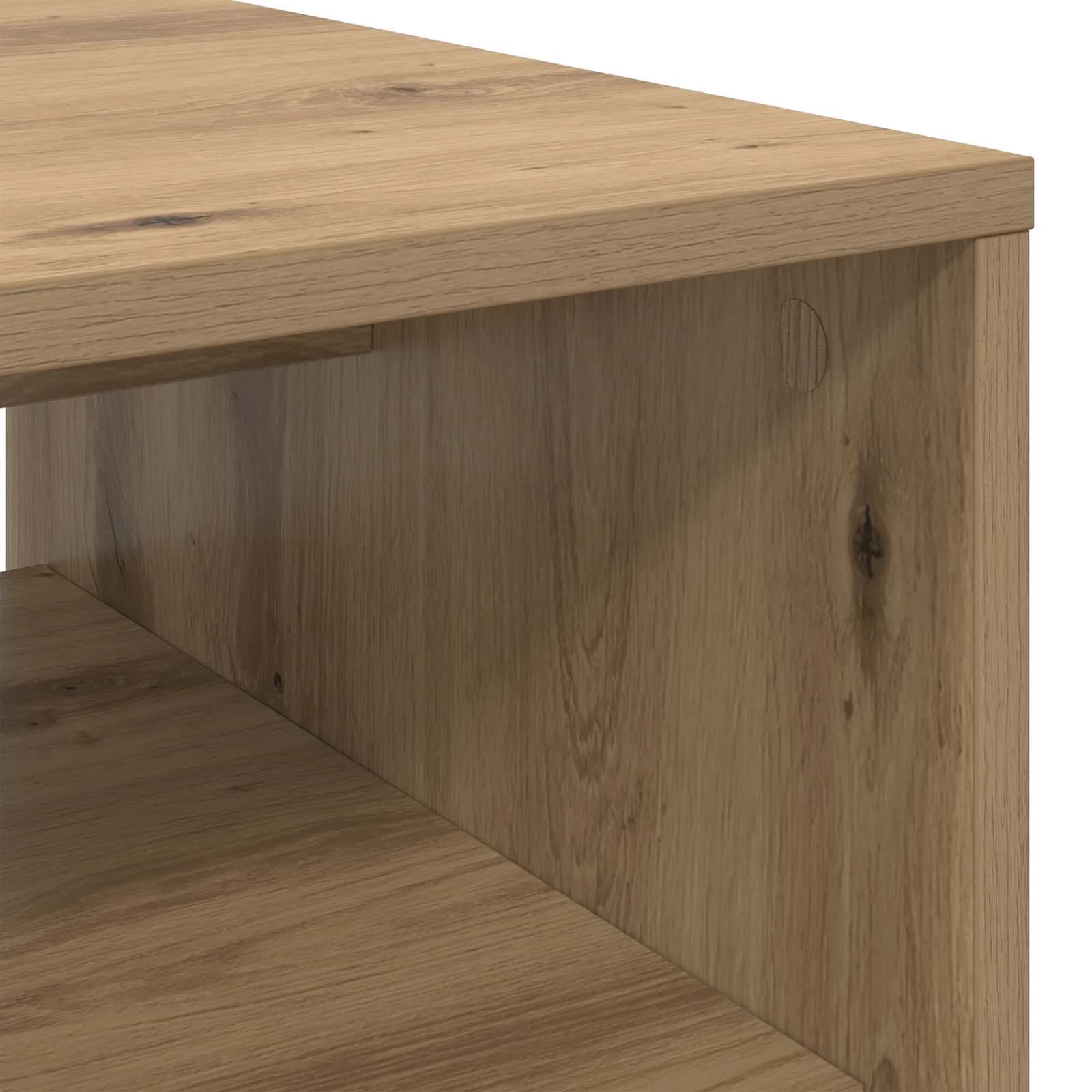 Klubska miza Umetni hrast 60 x 50 x 40 cm Inženirski les - slika 8