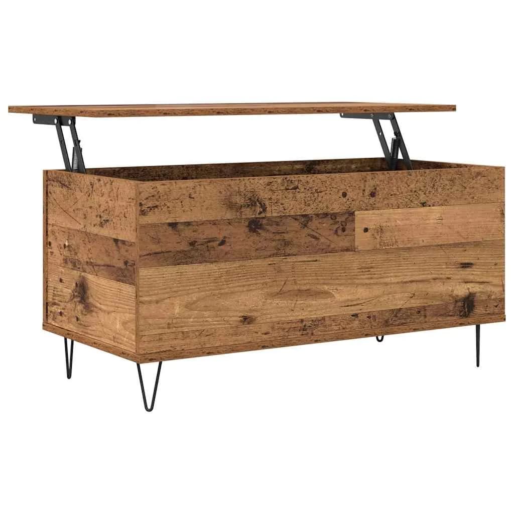 Klubska miza Star les 90 x 44.5 x 45 cm Inženirski les - slika 5