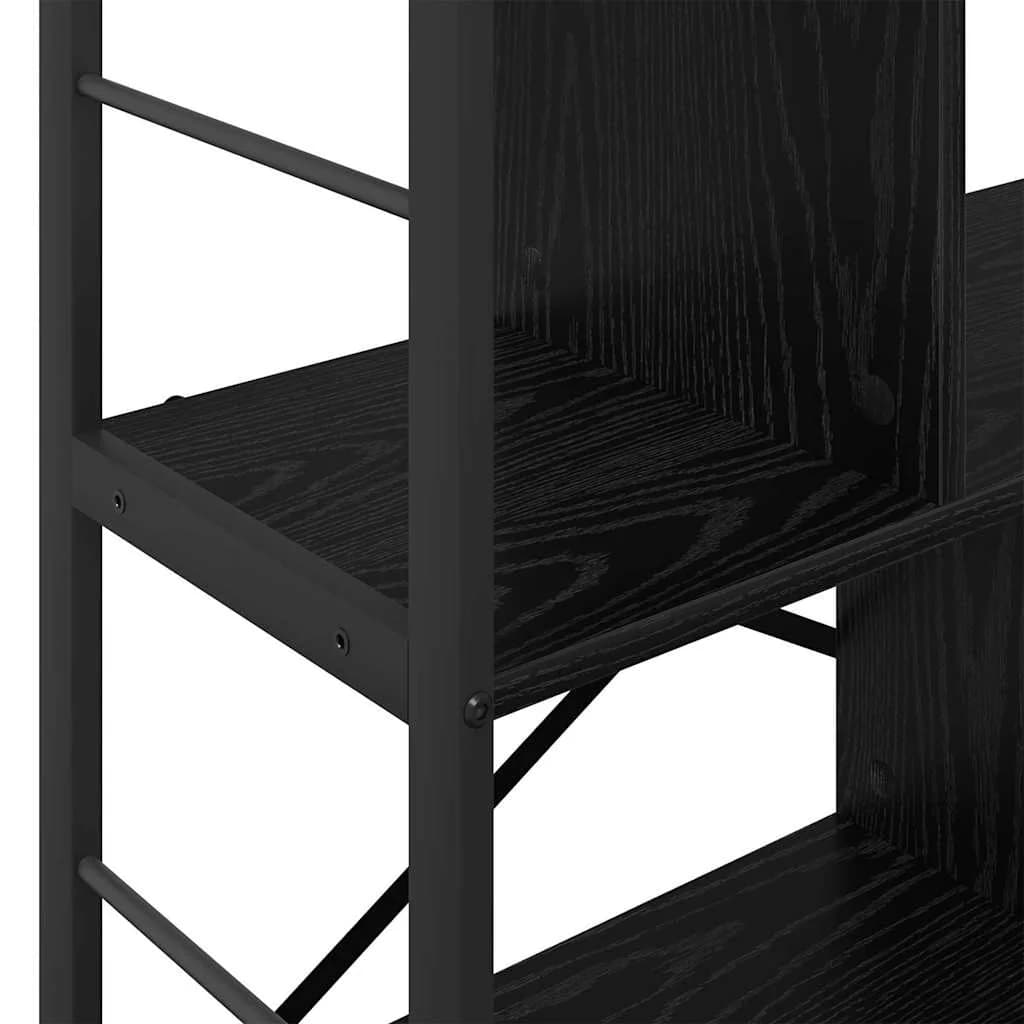 Knjižna polica 5 nivojev 75 x 30 x 91 cm Inženirski les - slika 8