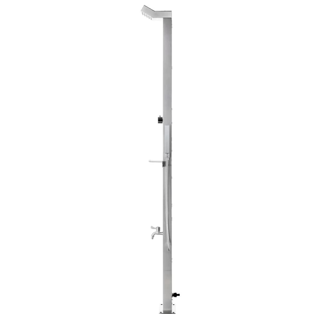Vrtni tuš 220 cm nerjaveče jeklo - slika 4