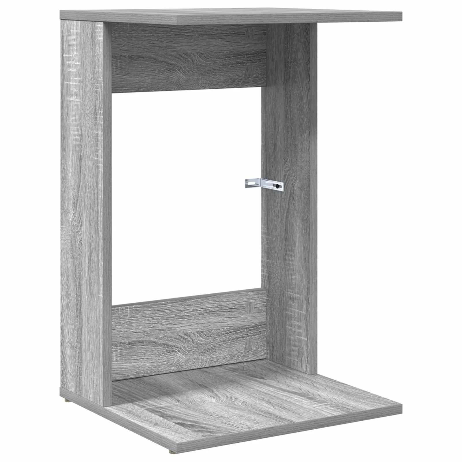 Stranska miza Siva Sonoma 40 x 38 x 62,5 cm Inženirski les - slika 2