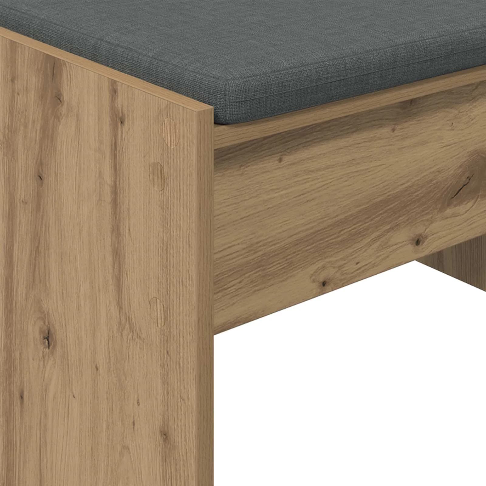 Haldna klop Umetni hrast 83 x 38 x 40 cm - slika 8