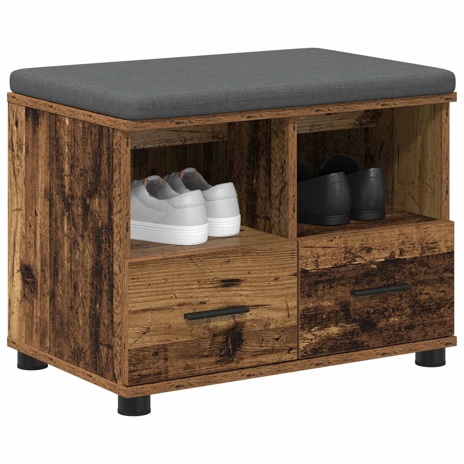 Haldna klop Star les 60 x 38 x 46 cm Oblikovan Les in Tkanina - slika 3
