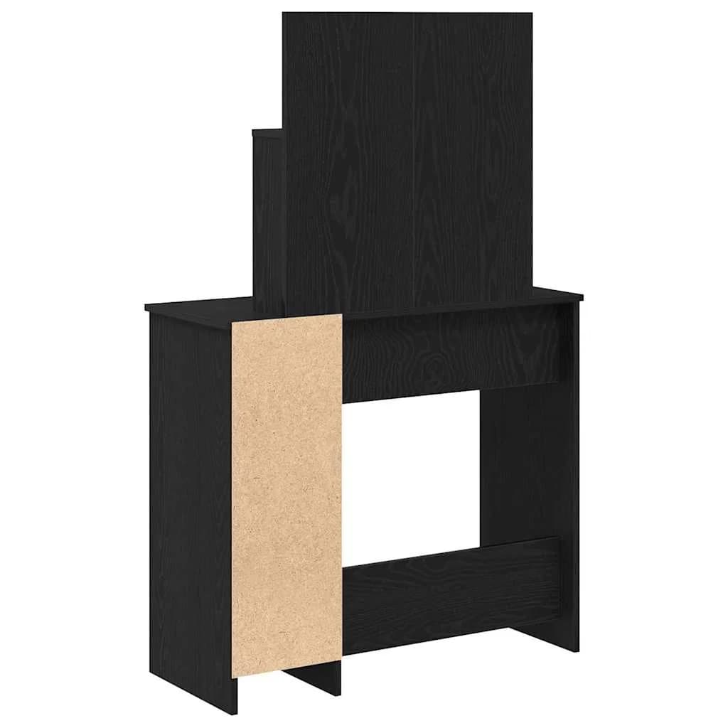 Toaletna mizica s predalom Črna Orehovina 86,5 x 35 x 136 cm - slika 8
