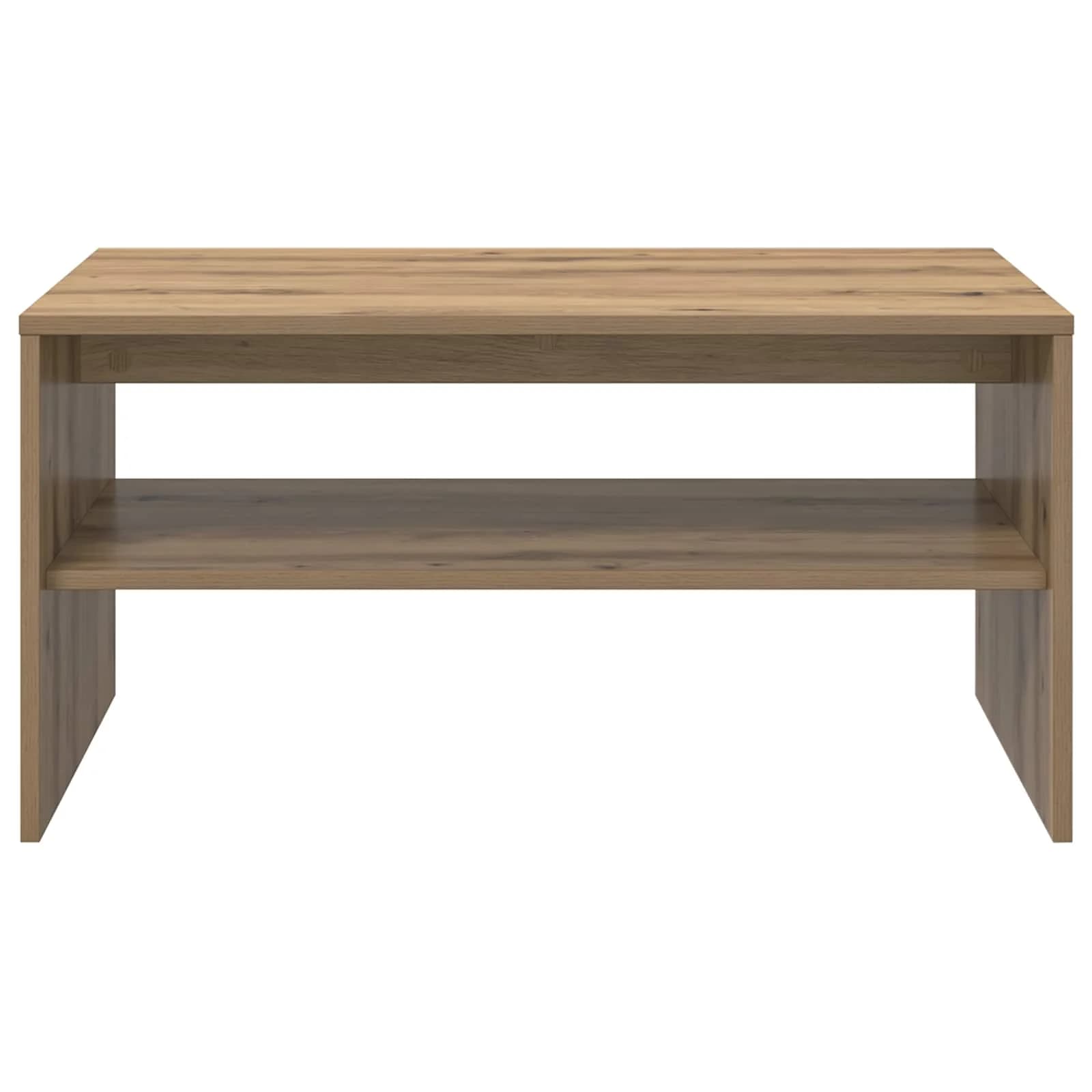 Klubska miza Umetni hrast 80 x 50 x 40 cm Inženirski les - slika 5