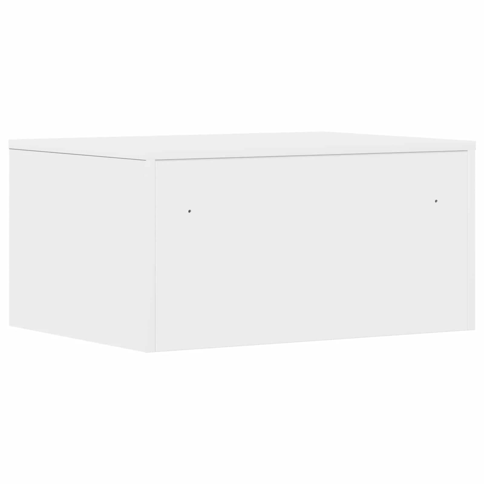 Stenska miza Bela Inženirski les 60 x 45 x 30 cm - slika 7