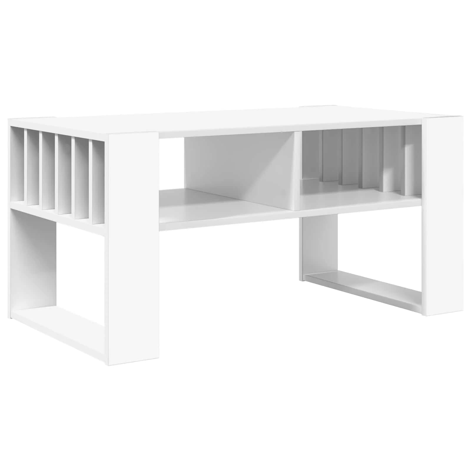 Klubska miza Bela 92 x 49,5 x 45 cm Inženirski les - slika 2