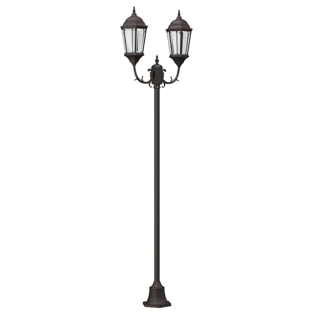 Vrtnarska svetilka Bronasta 68 x 20 x 235 cm Aluminij in steklo - slika 2