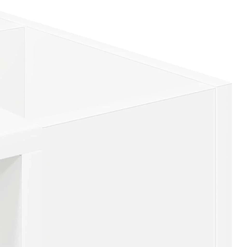 Klubska miza Bela 101,5 x 50 x 37 cm Inženirski les - slika 8
