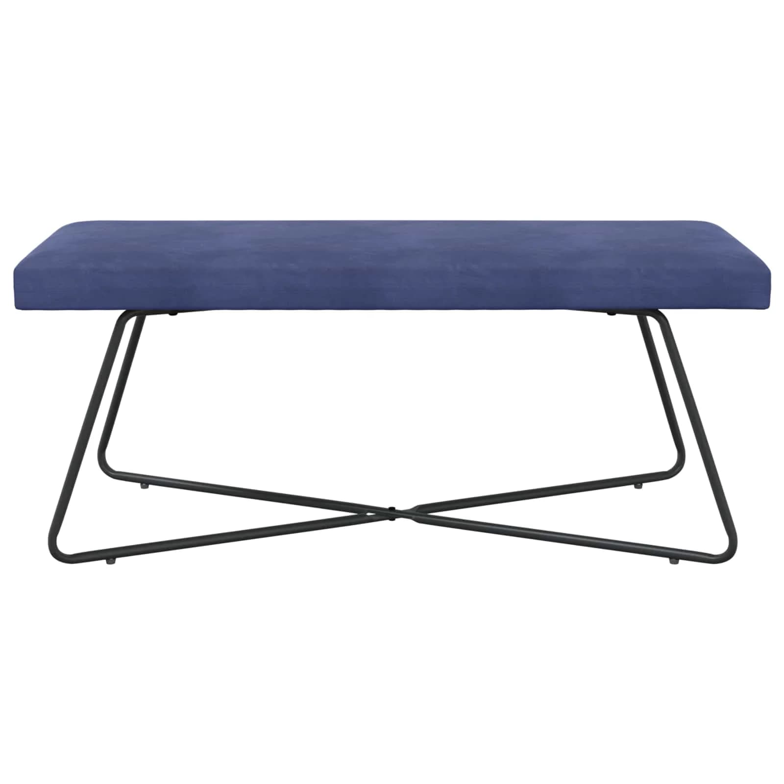 klop Policijska modra 110 x 40 x 45 cm Žamet - slika 5