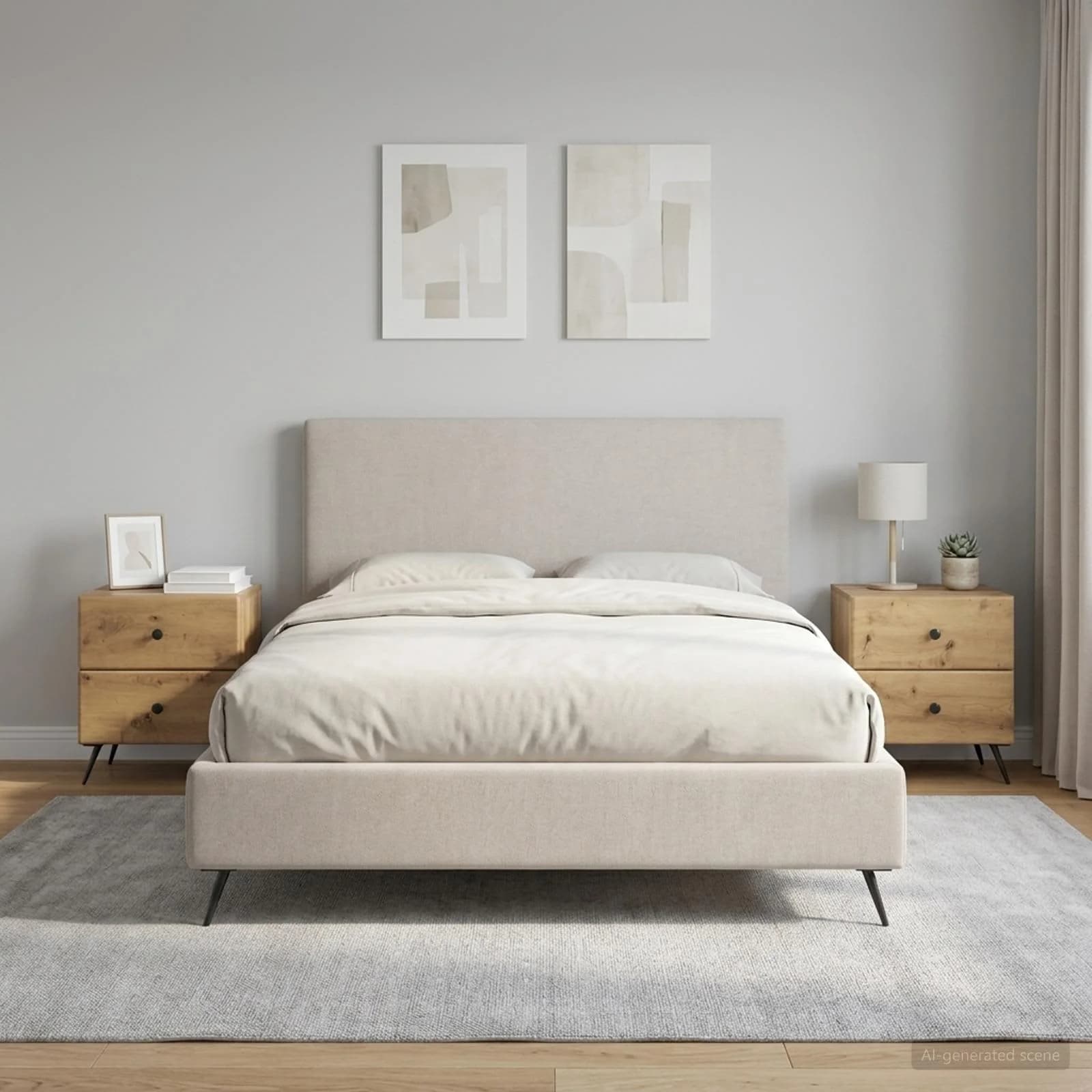 Nočna omarica 2 kos Artisan hrast 43 x 34,5 x 47,5 cm