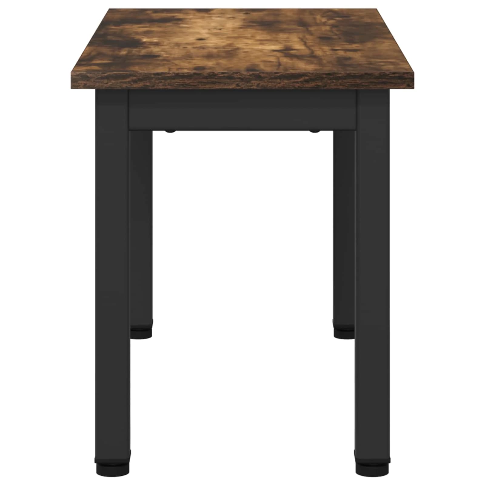 Klubska miza Dimni hrast 60 x 30 x 36 cm Inženirski les - slika 6