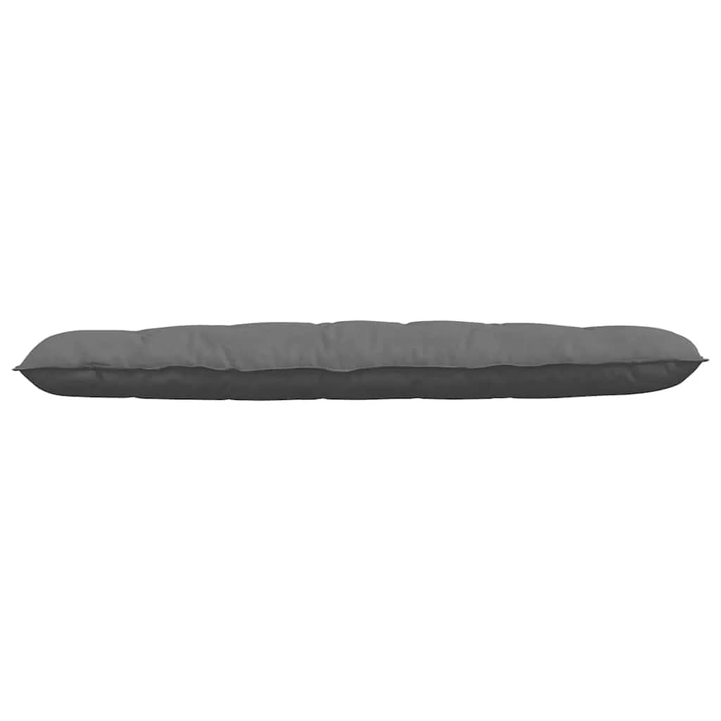Poglavni vzglavnik Temno siva 180 x 50 cm Mikrofiber tkanina - slika 5