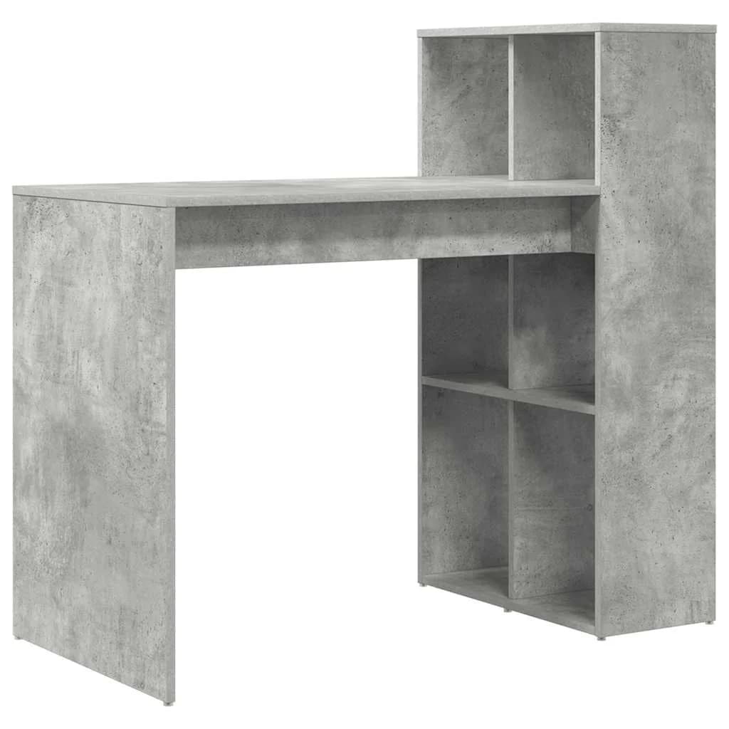 Miza Betonsko siva Inženirski les 108 x 55 x 103.5 cm - slika 2