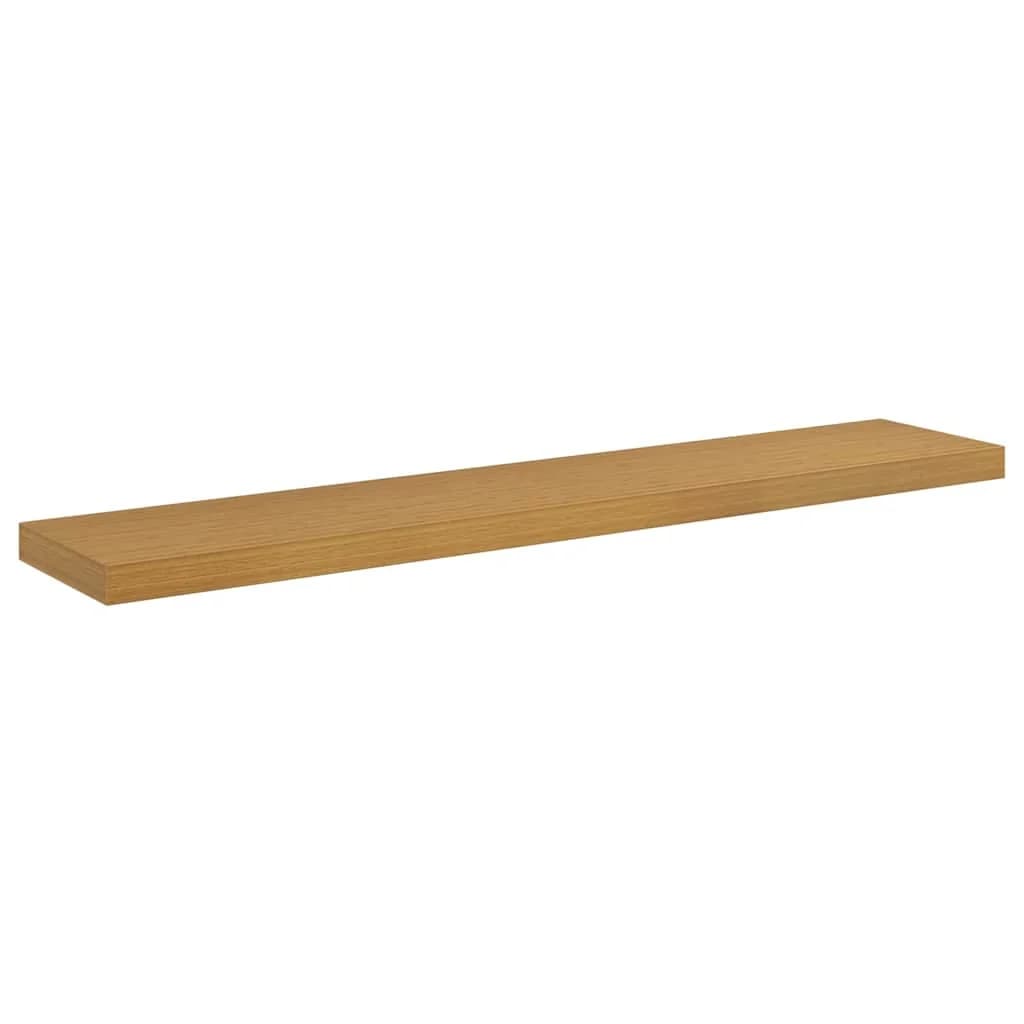 Stenska polica Montaža za steno 4 kos Bež 120 x 23,5 x 3,8 cm - slika 6
