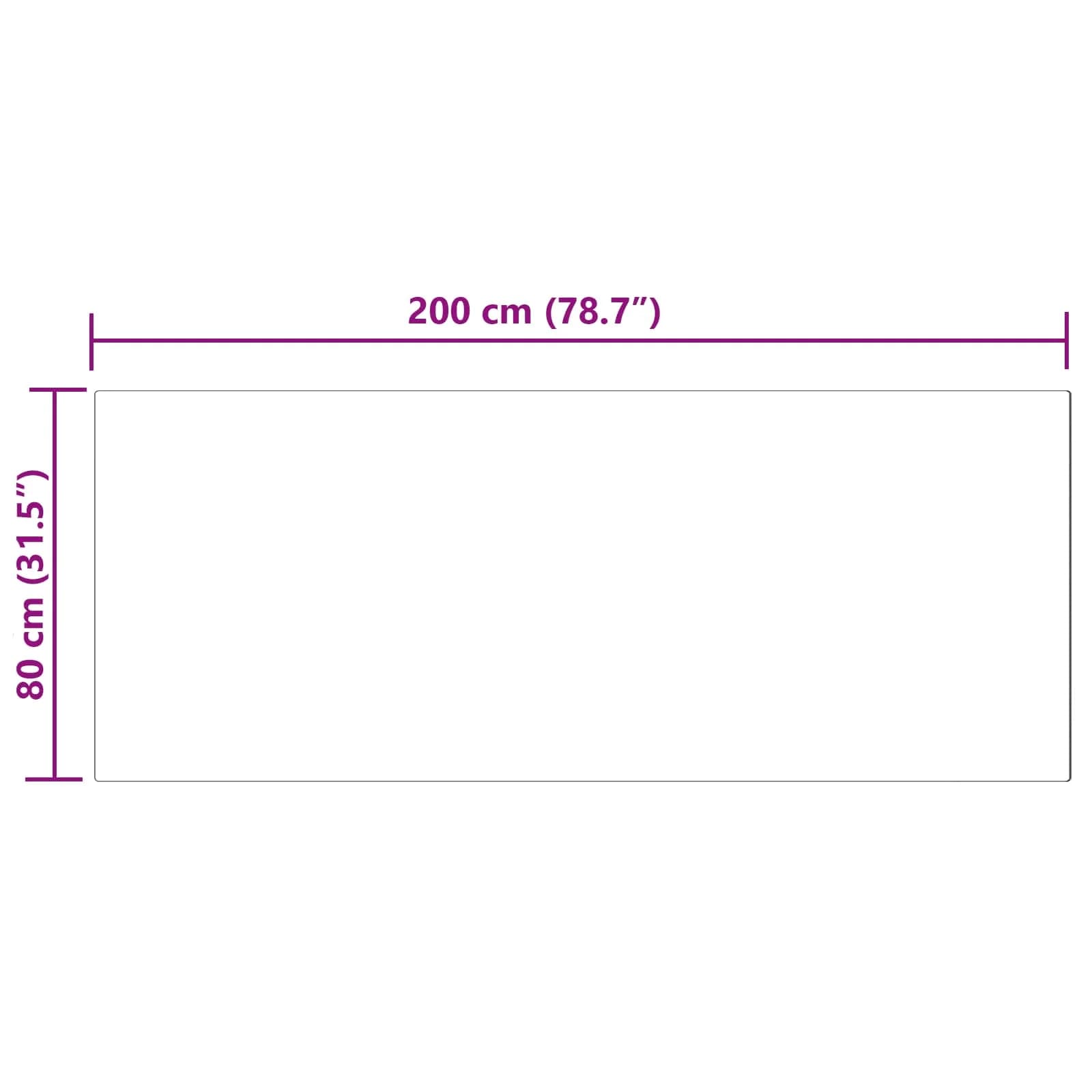 Preproga iz umetnega ovčjega krzna TAFALLA Siva 80 x 200 cm - slika 10