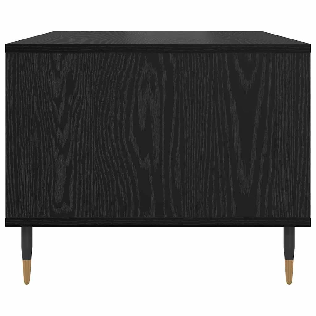 Klubska miza Črni hrast 60 x 50 x 40 cm Inženirski les - slika 6