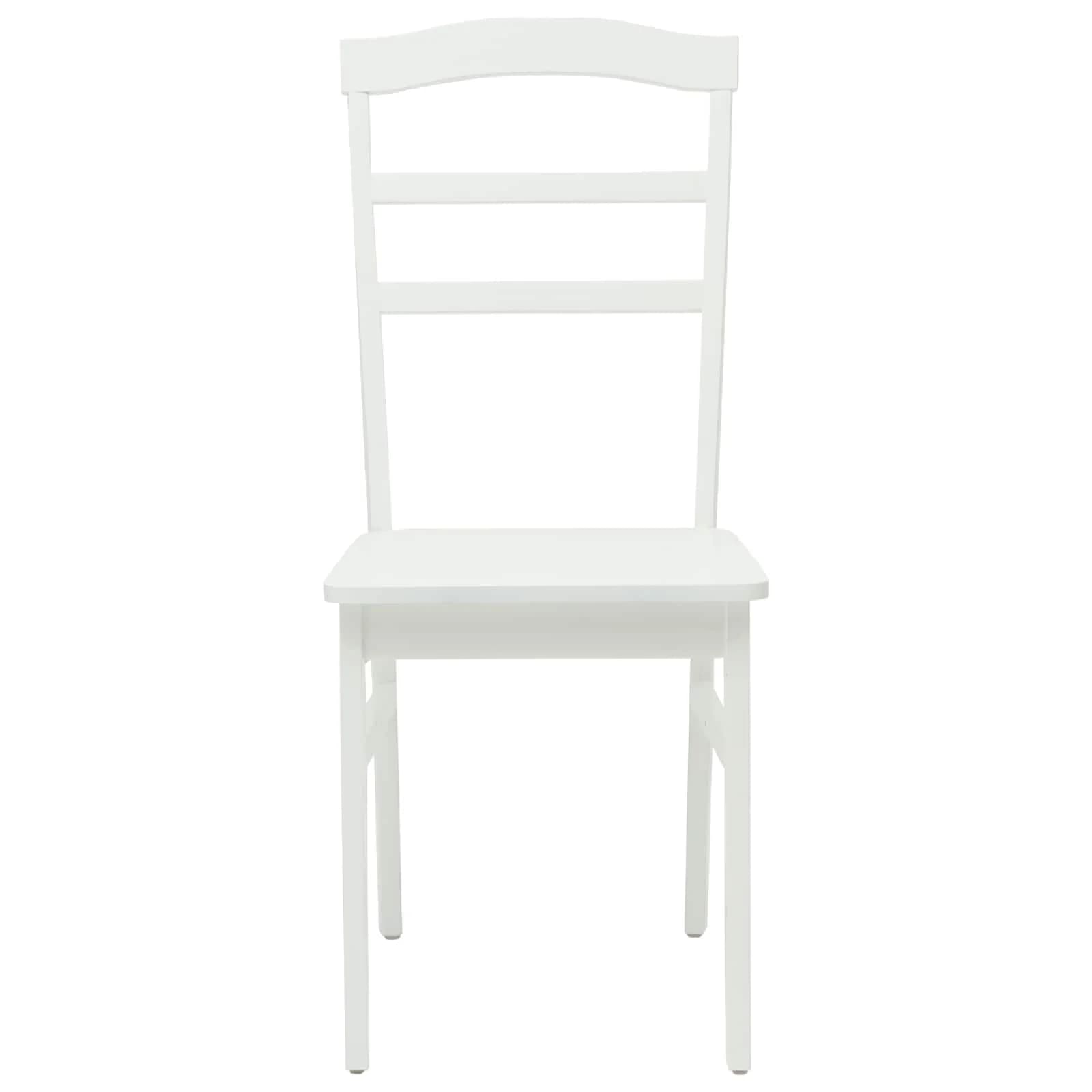 Jedilni stol 2 kos Masivno gumovo les Bela 36 x 45,5 x 93,5 cm - slika 5