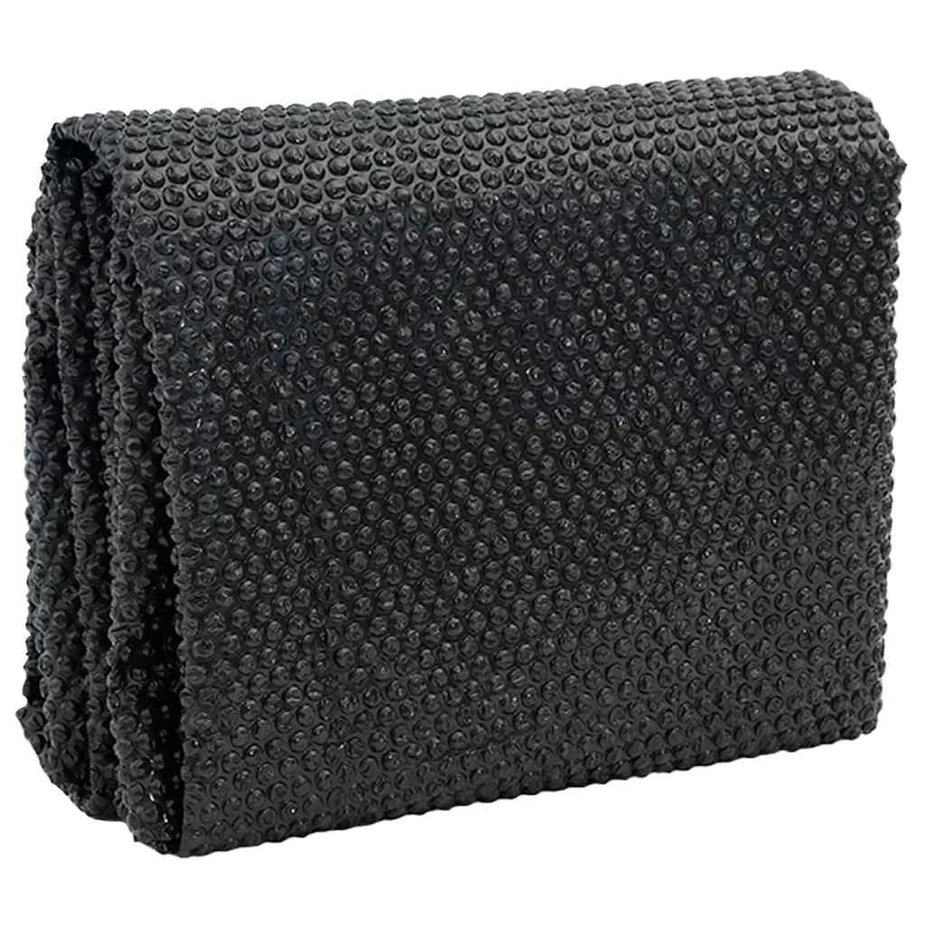 Črna pravokotna PE solarna folija za bazen 6 x 4 m - slika 2