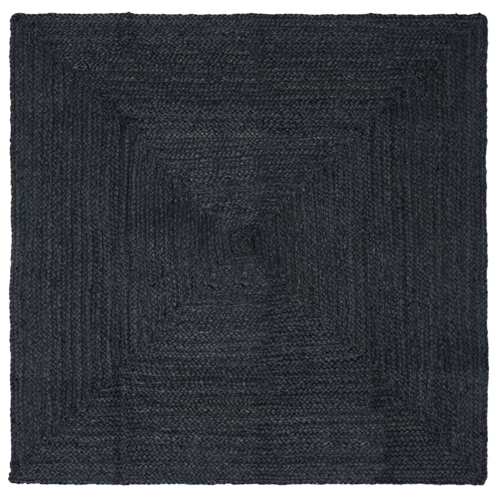 Preproge za površine Pravokotna Temno siva 120 x 120 cm Juta