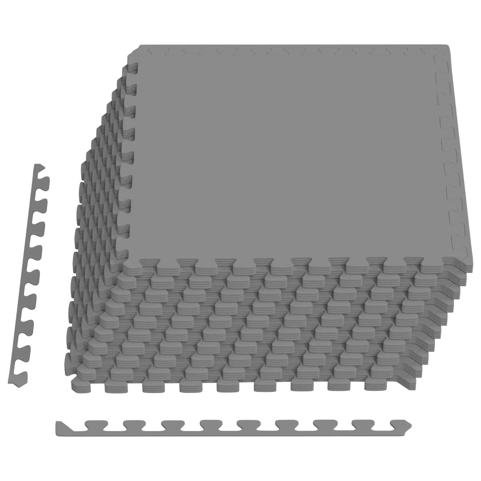 Preproga na tleh bazena 40 kos Siva 14,4 m² EVA pena - slika 2