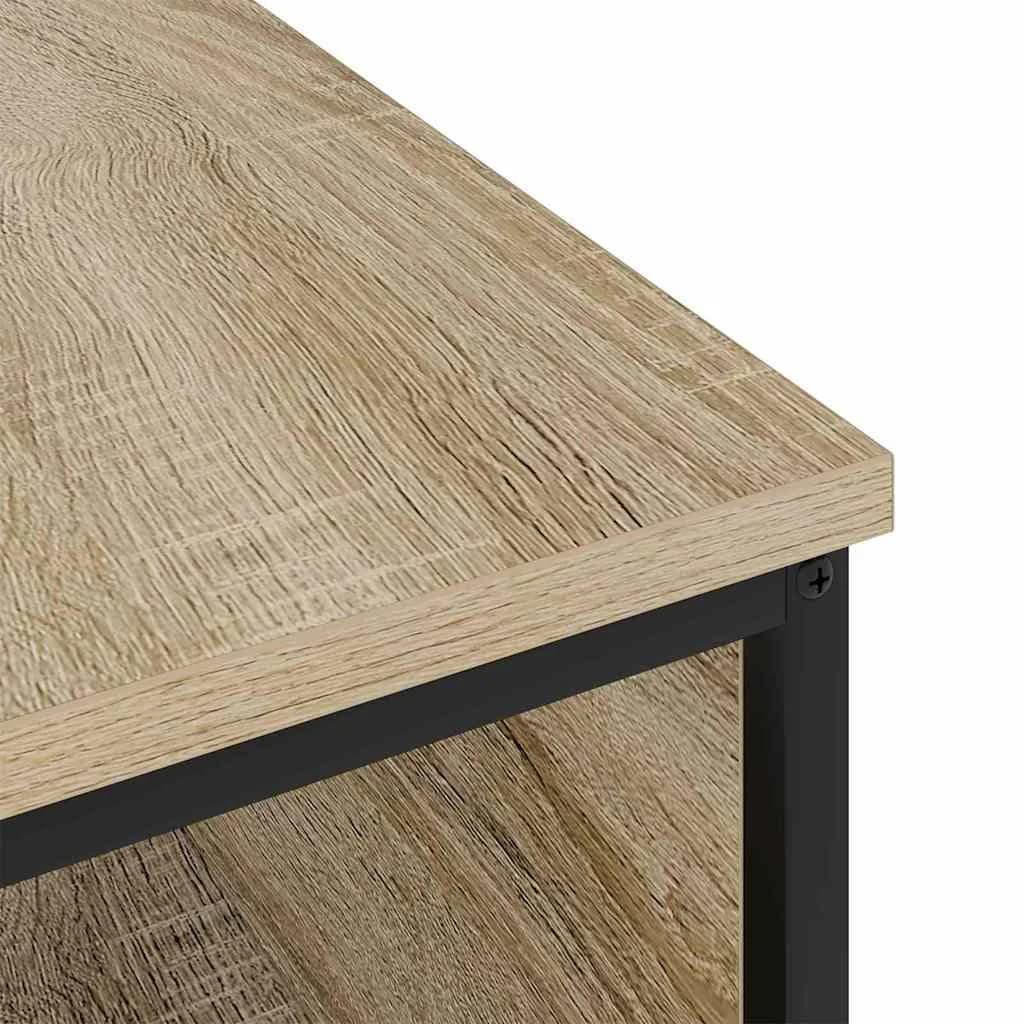 Nočna omarica Sonoma hrast 41 x 28 x 76 cm Inženirski les - slika 10