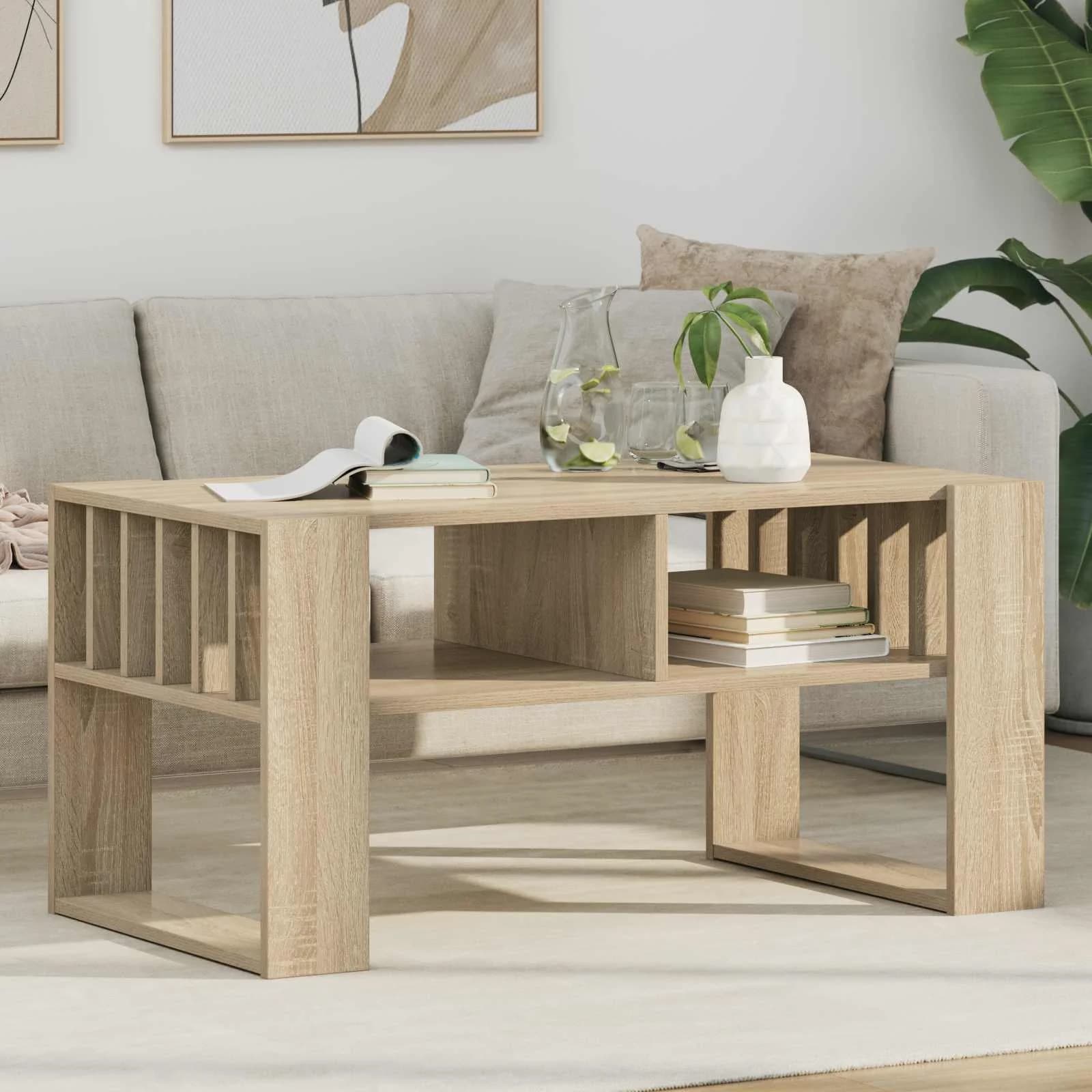 Klubska miza Sonoma hrast 92 x 49,5 x 45 cm Inženirski les