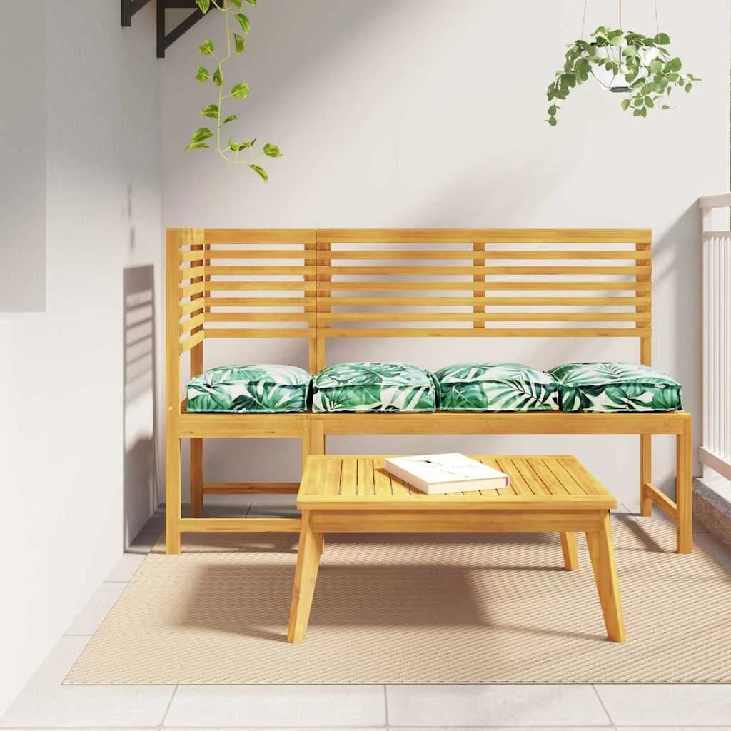 Blazina 4 kos Oxford tkanina Vzorec lista 40 x 40 x 8 cm