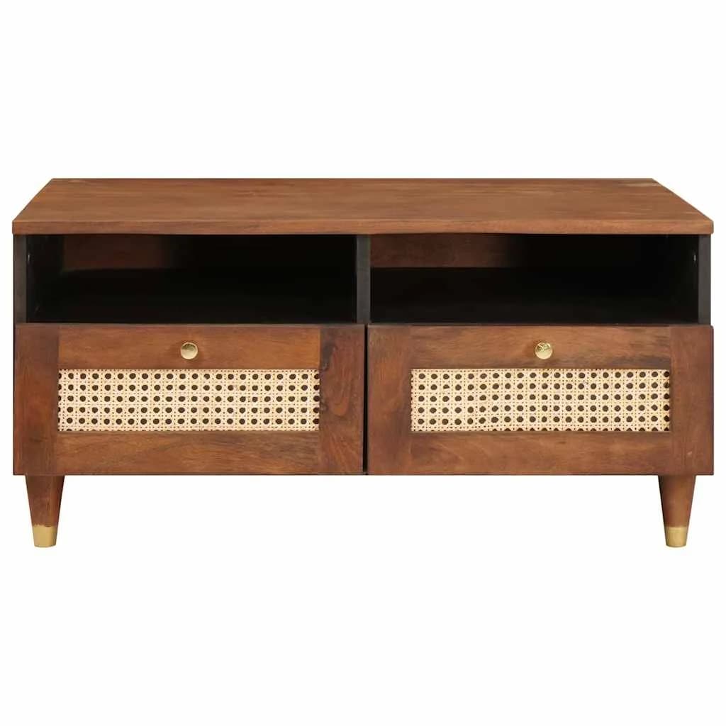 Klubska miza s predalom 80 x 54 x 40 cm Masiven les manga - slika 3