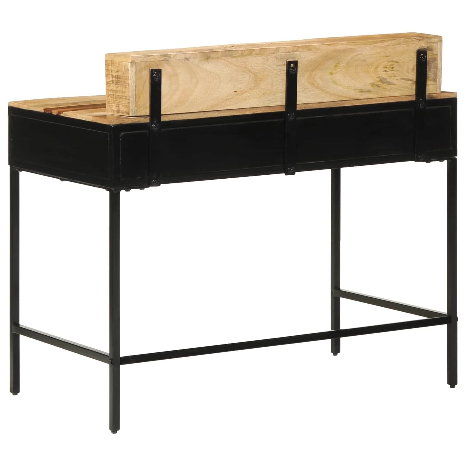 Konzolna miza s predalom Rjava 100 x 55 x 89.5 cm - slika 7