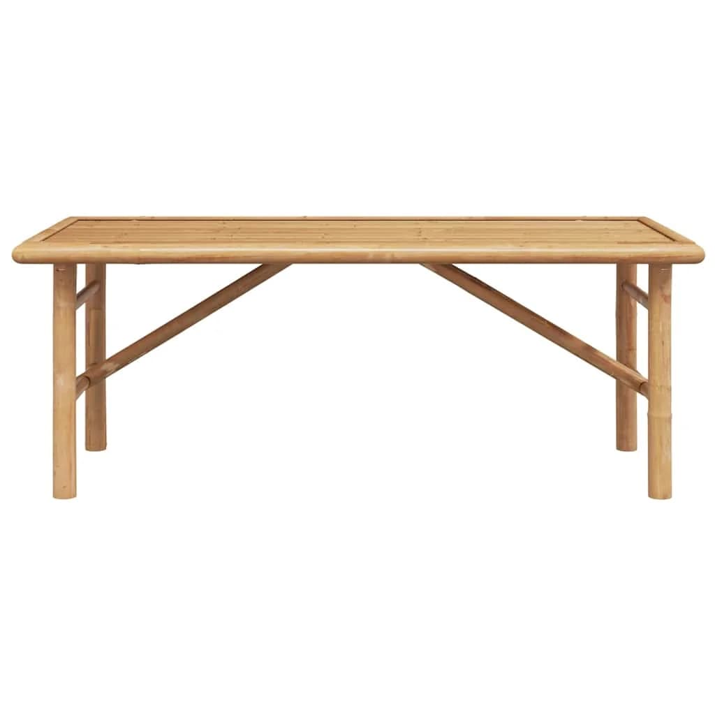 Klubska miza Rjava 110 x 50 x 43 cm Bambus - slika 6
