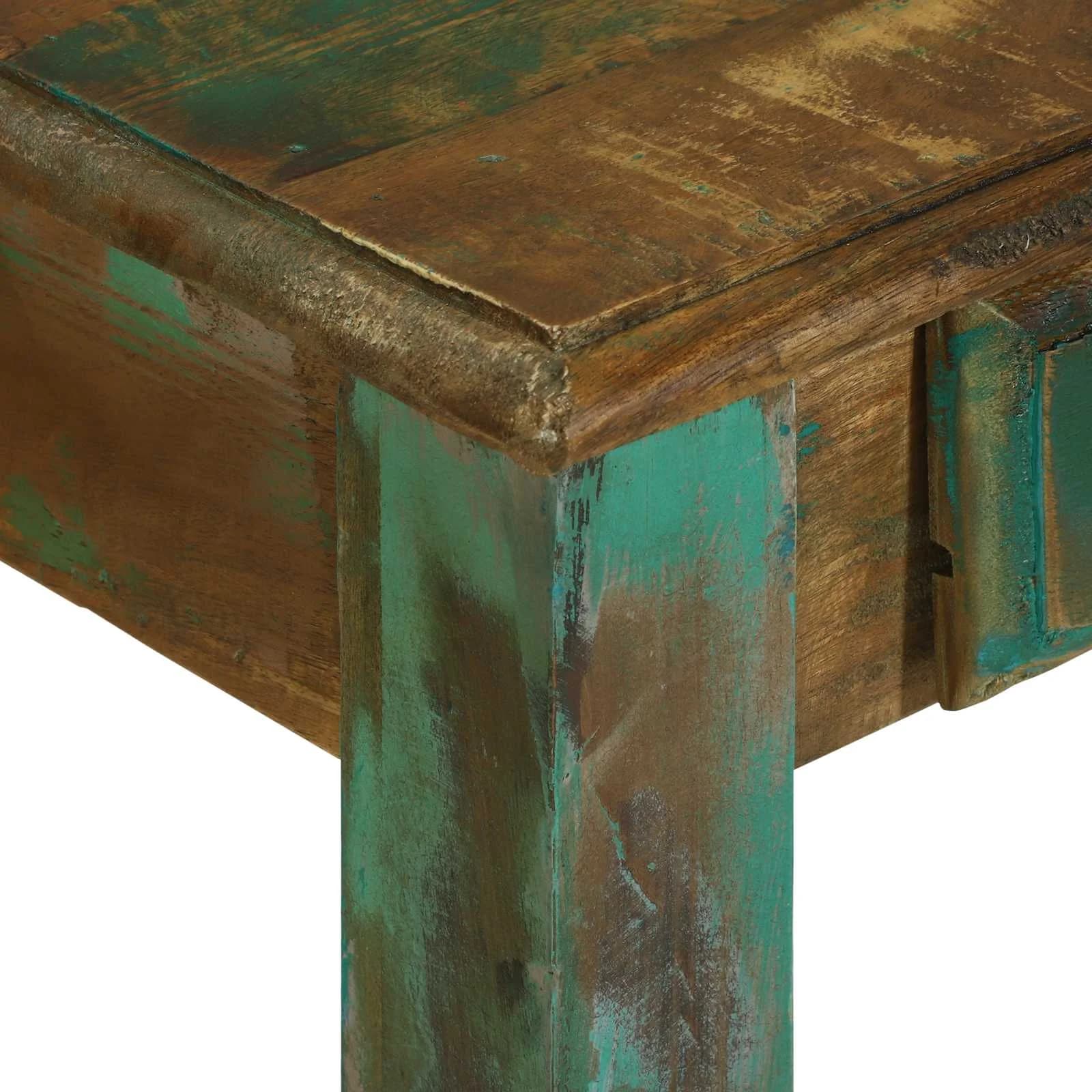 Pisalna miza Rjava 112 x 55 x 76 cm Trdna obnovljena les - slika 8