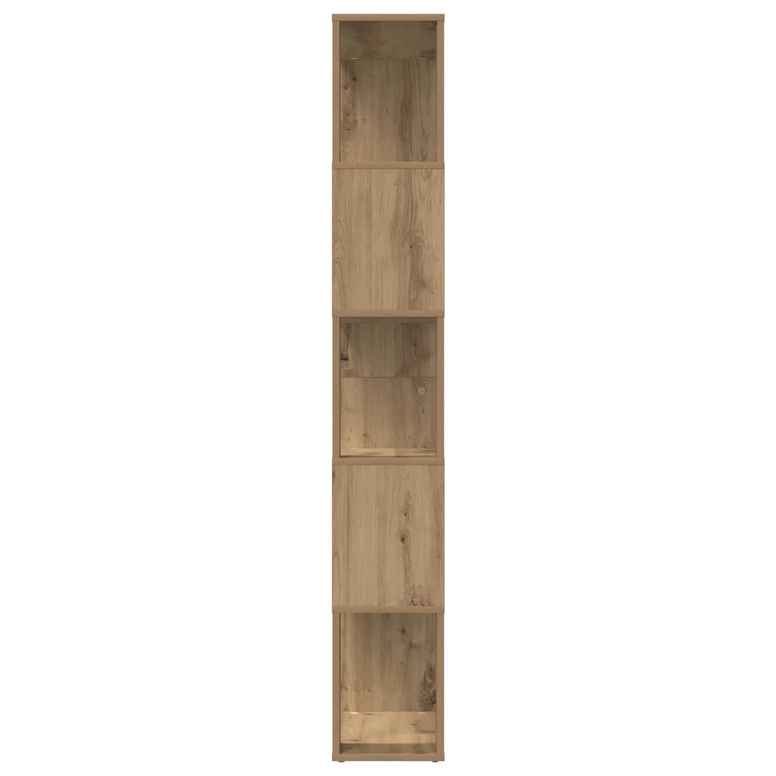 Knjigovni omar 80 x 24 x 159 cm Inženirski les Umetni hrast - slika 6