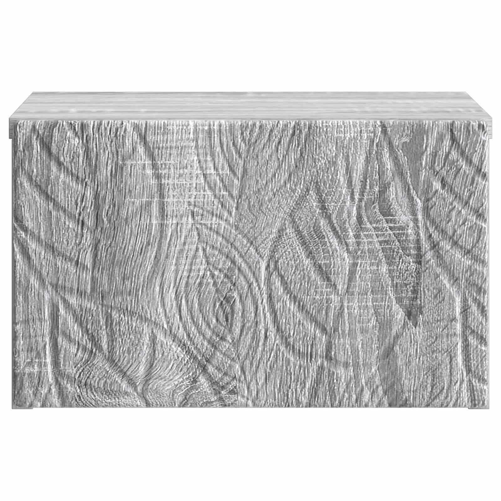 Stenski nočni omarici 2 kos Siva Sonoma 49 x 34,5 x 20 cm - slika 6