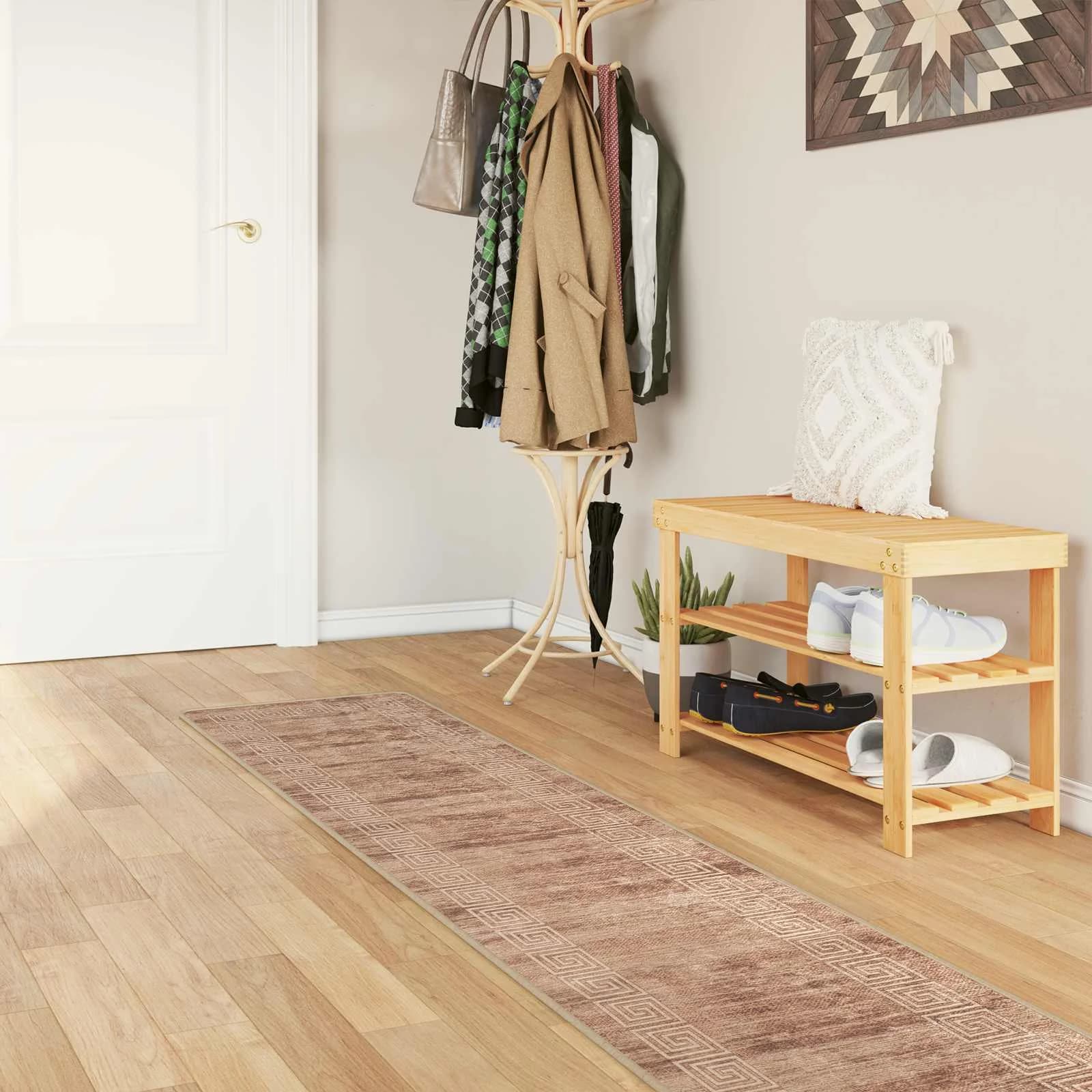 Preproga runner MARSA Bela 50 x 350 cm Poliester in PVC
