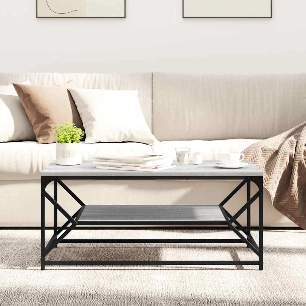 Klubska miza Siva Sonoma 90 x 50 x 40 cm - slika 4