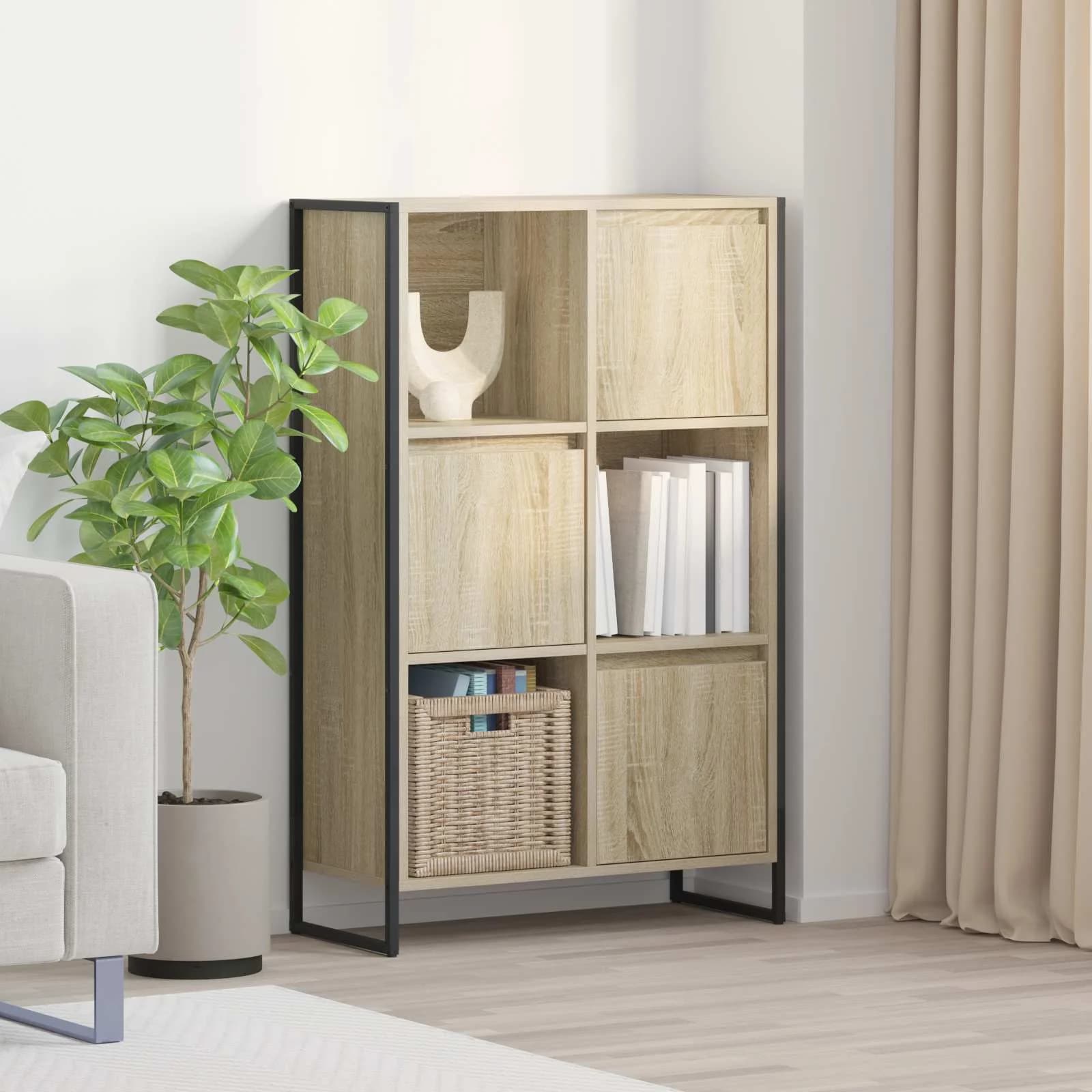 Knjigovni omar 68 x 30 x 108.5 cm Inženirski les Sonoma