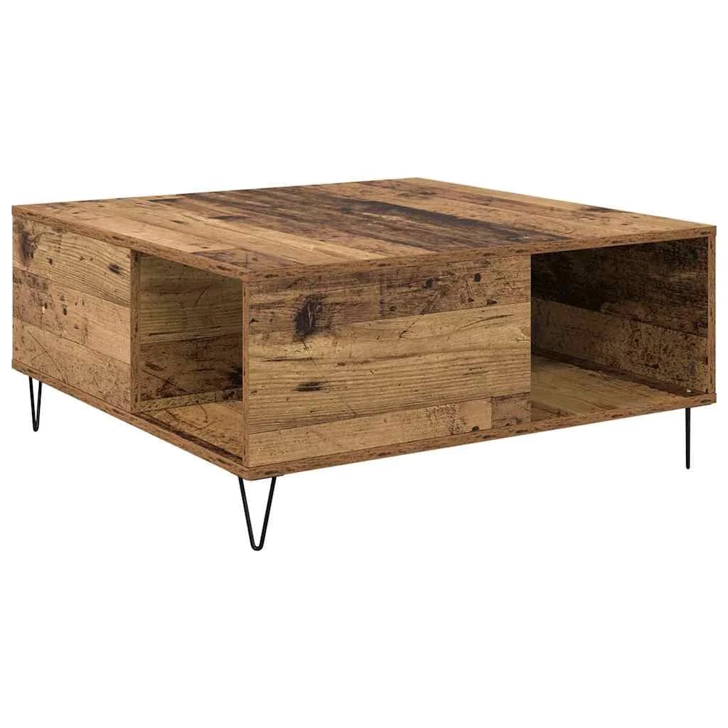 Klubska miza Star les 80 x 80 x 36,5 cm Inženirski les - slika 7
