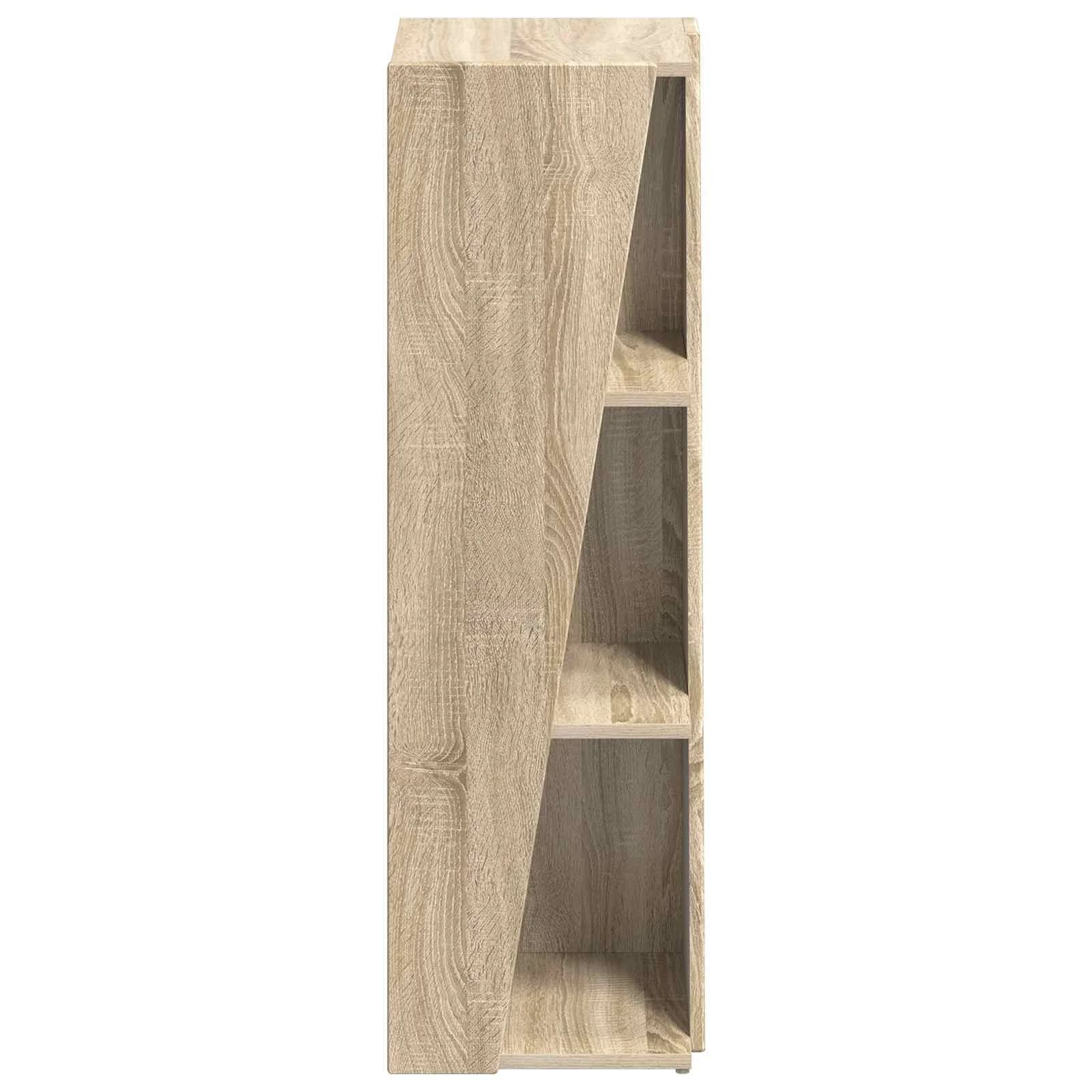 Stranski polic 33 x 32 x 100,5 cm Inženirski les Sonoma hrast - slika 6