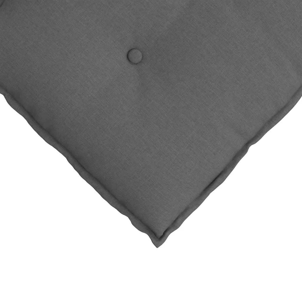 Poglavni vzglavnik Temno siva 160 x 19 x 50 cm blago - slika 7