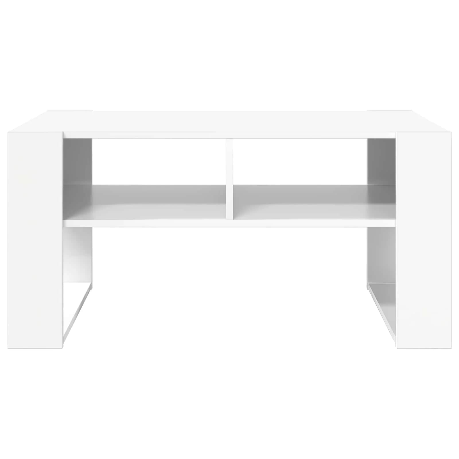 Klubska miza Bela 92 x 53 x 45 cm Inženirski les - slika 5