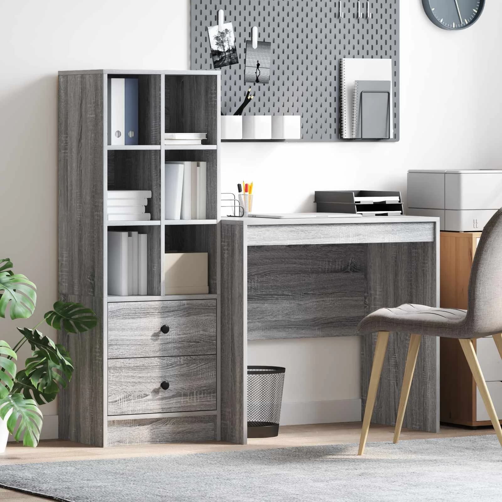 Miza Siva Sonoma 125,5 x 50 x 127 cm 2 kos